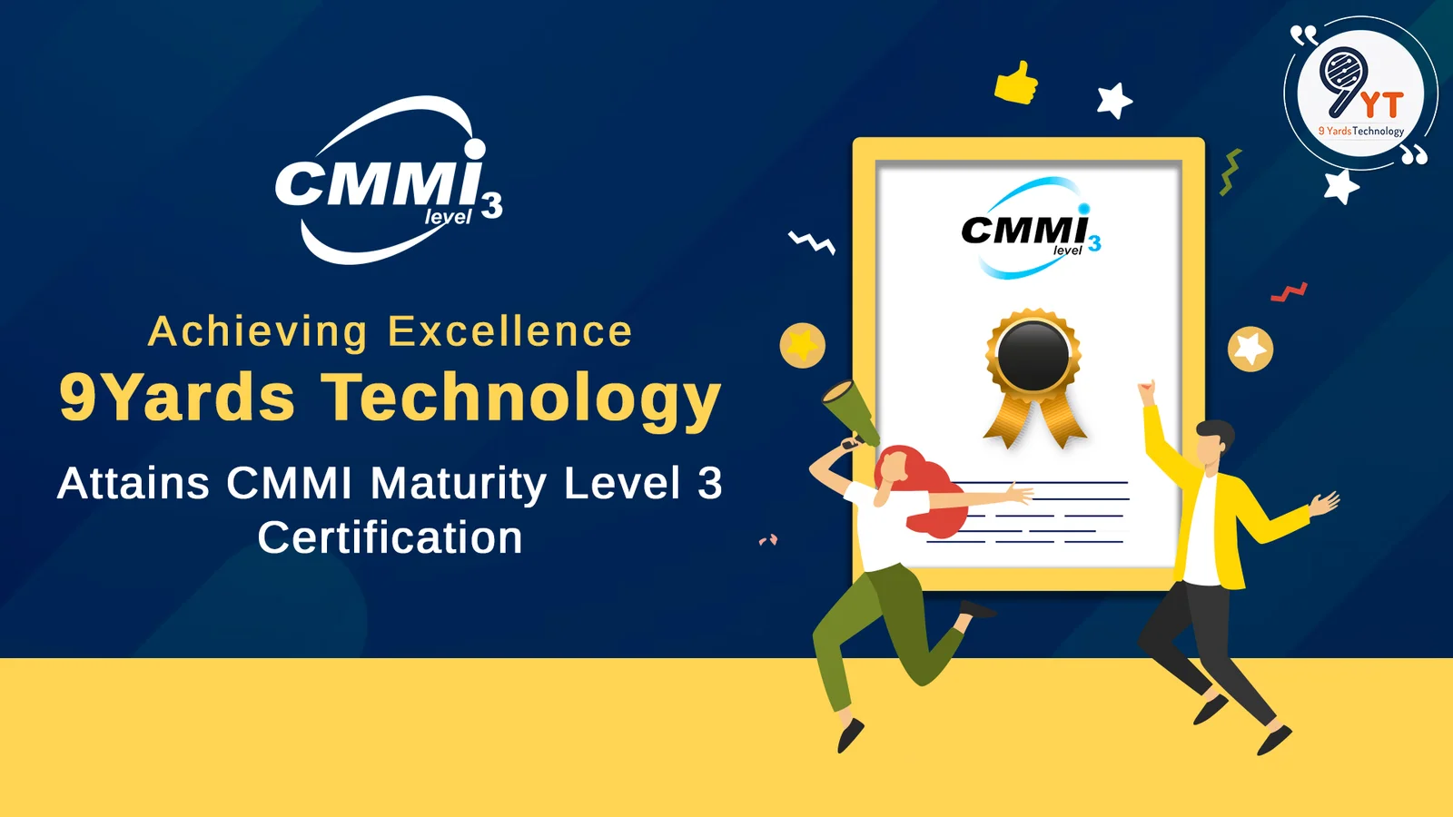cmmi certified banner