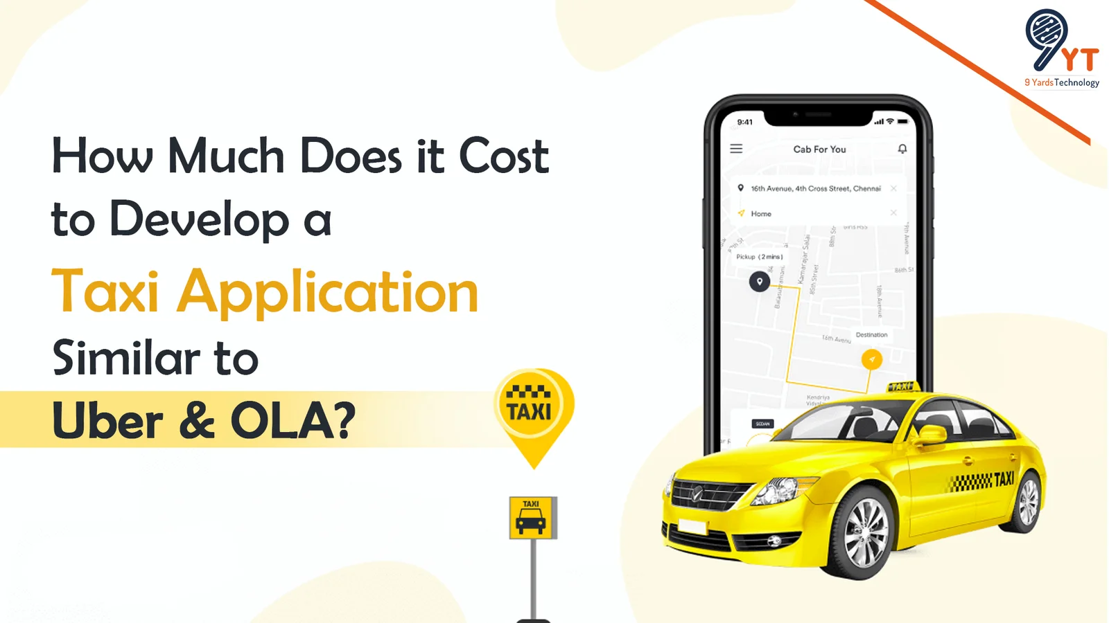 cost to develop a taxi application similar to uber and ola