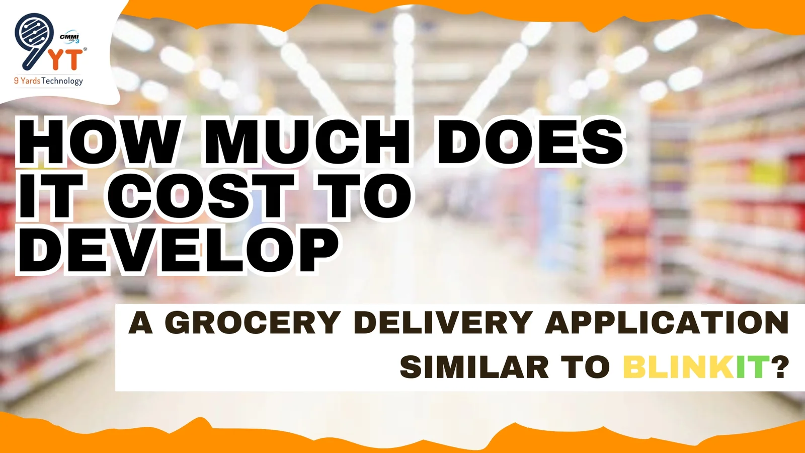 a Grocery Delivery Application Similar to blinkit 9yardstechnology