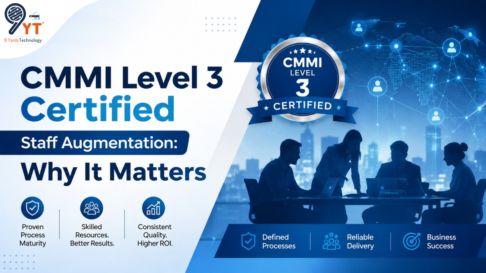 CMMI Level 3 Certified Staff Augmentation