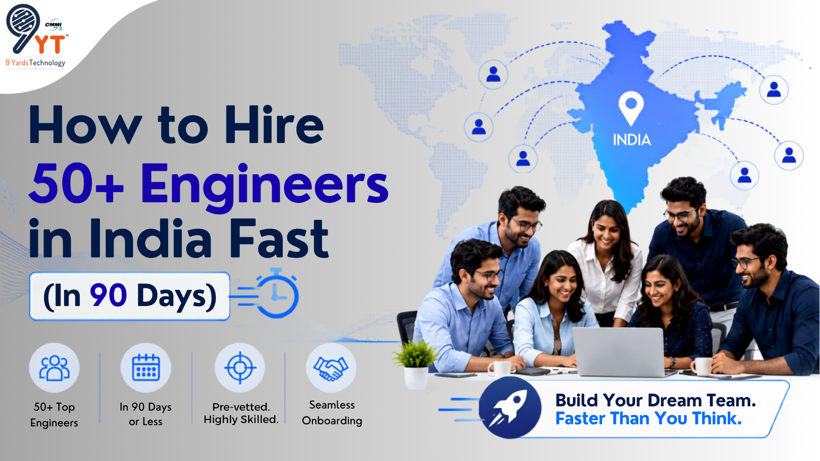 How to Hire 50+Engineers in India Fast
