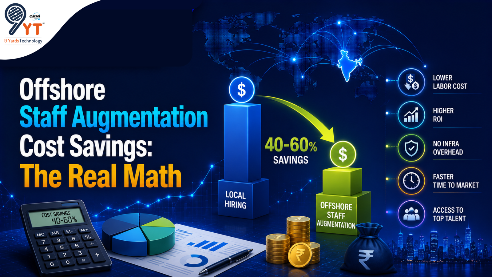 Offshore Staff Augmentation Cost Savings The Real Math