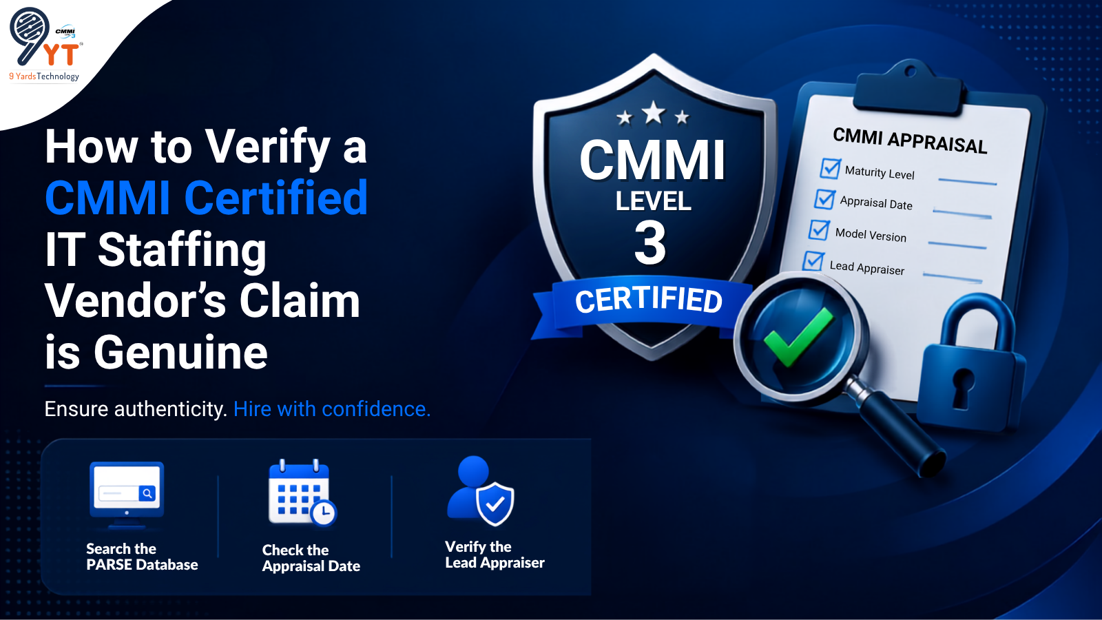 Verify CMMI Certified IT Staffing