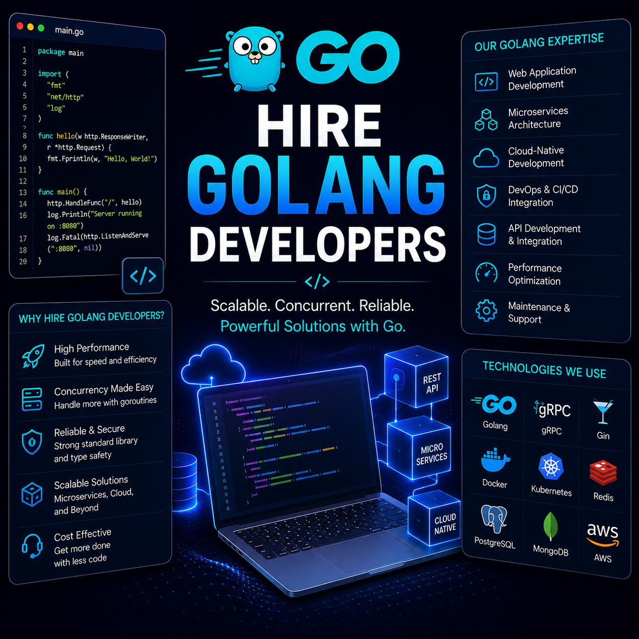 hire golang developers