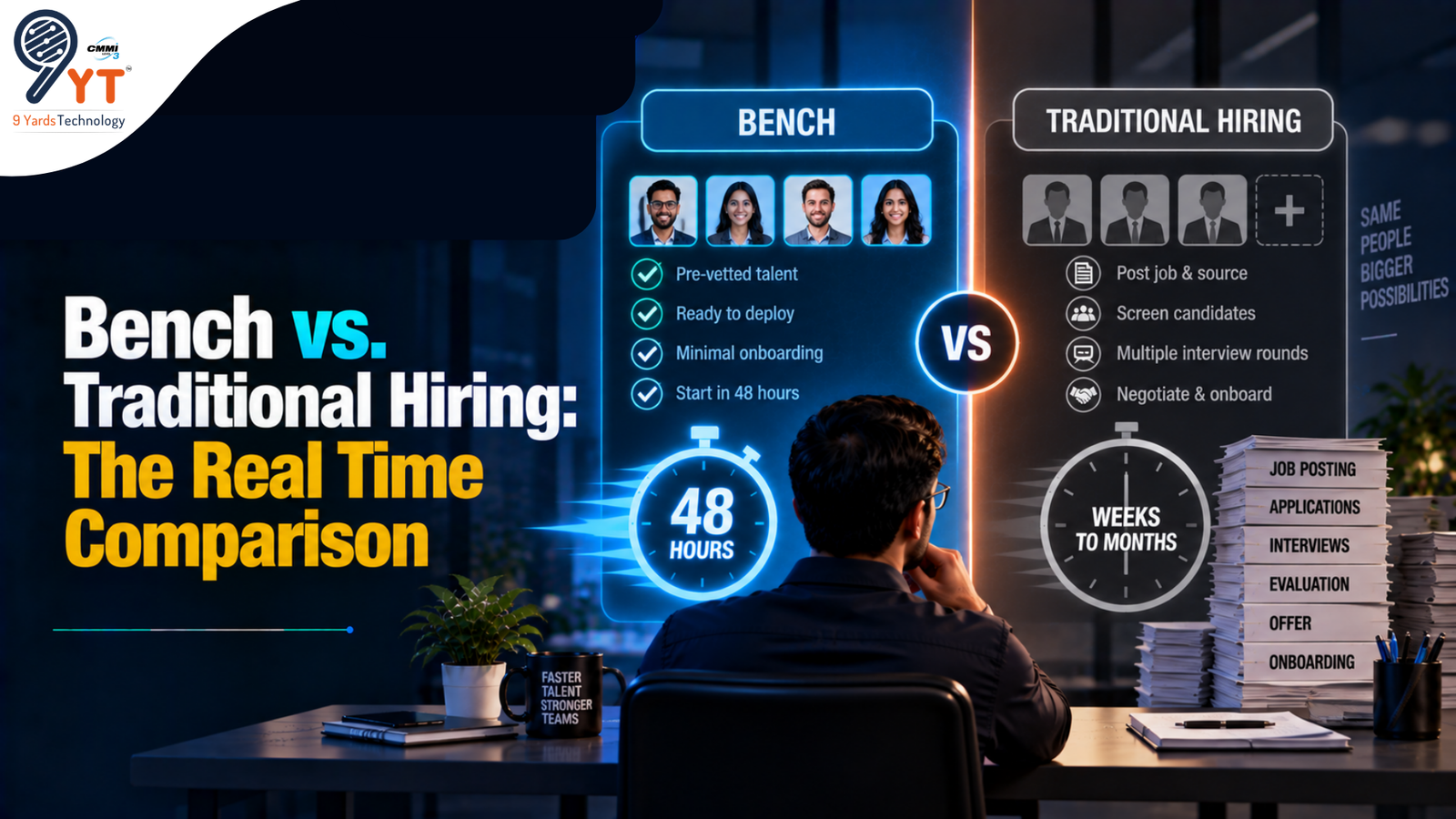Bench vs. Traditional Hiring The Real Time Comparison