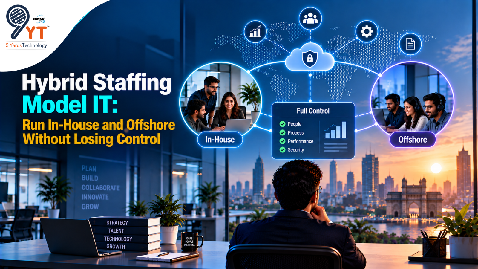 Hybrid Staffing Model IT Run In-House and Offshore Without Losing Control